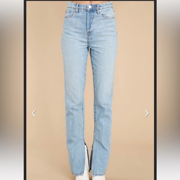 Blank NYC New Women’s 27 The Cooper Slim Straight Leg Hi Rise Side Slit Jean NWT - Picture 9 of 10